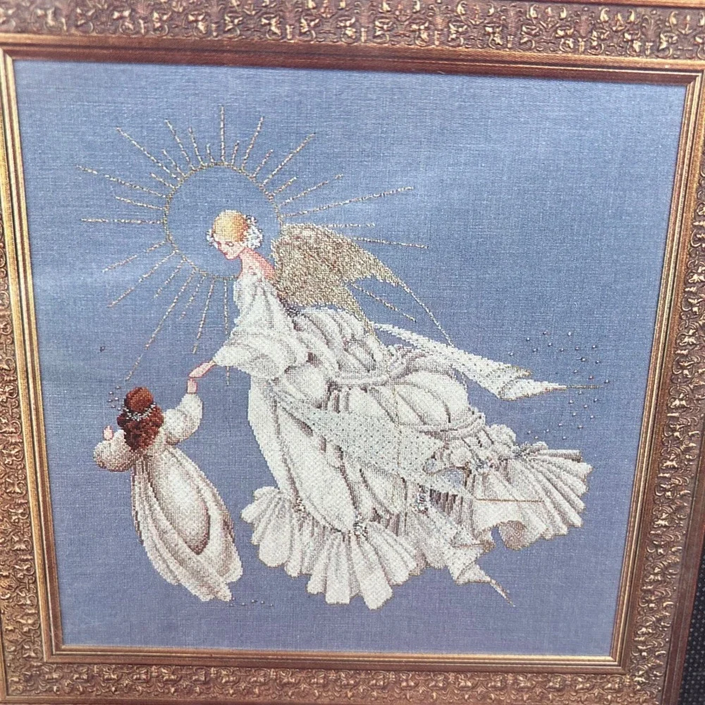 Lavender Lace Victorian Designs Cross Stitch Patterns Angel‎ Hope Mercy Guardian